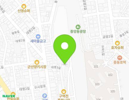 전북특별자치도 군산시 대명3길 38-23 (대명동, 전주떡집) 지도
