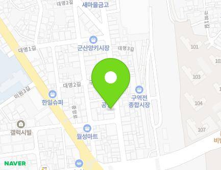 전북특별자치도 군산시 구시장로 11-1 (대명동, 제일주단이불) 지도