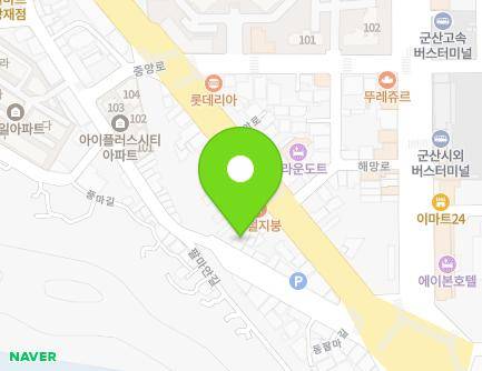 전북특별자치도 군산시 동팔마길 20-1 (대명동, 등나무집) 지도