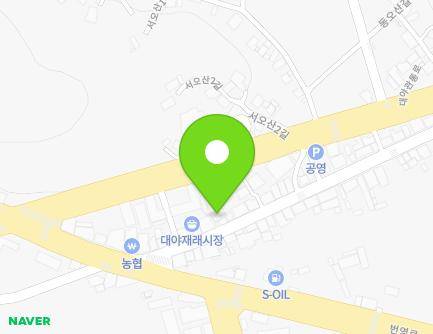 전북특별자치도 군산시 대야면 대야시장로 7-1 (화성비디오) 지도