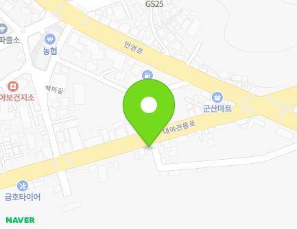 전북특별자치도 군산시 대야면 대야관통로 60 (고향순대) 지도