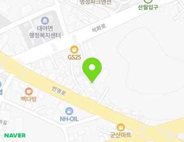 전북특별자치도 군산시 대야면 번영로 919 (대야중앙교회) 지도