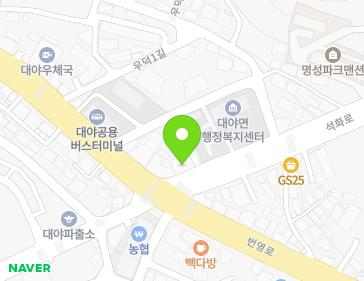 전북특별자치도 군산시 대야면 석화로 3 (노바화장품) 지도