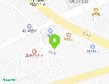 전북특별자치도 군산시 대야면 백마길 9 지도