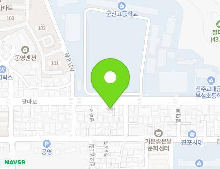 전북특별자치도 군산시 팔마로 174 (동흥남동, 차이나) 지도