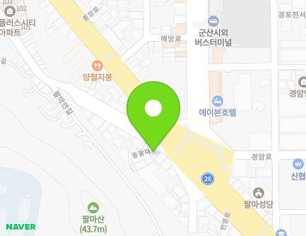 전북특별자치도 군산시 동팔마길 7 (동흥남동, 탑자전거) 지도