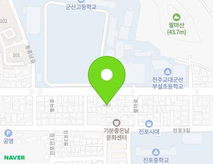 전북특별자치도 군산시 팔마로 180-1 (동흥남동, 카맨샵) 지도