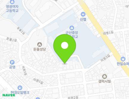 전북특별자치도 군산시 미원3길 36 (둔율동) 지도