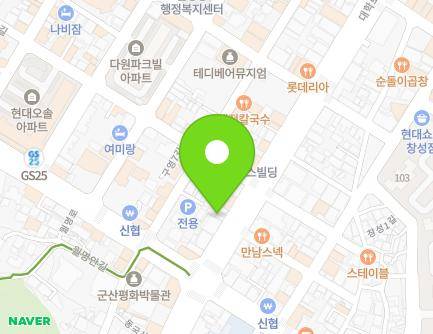 전북특별자치도 군산시 대학로 70 (명산동, 비타수학전문학원) 지도