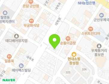 전북특별자치도 군산시 대학로 51-5 (명산동, 늘푸른화원) 지도