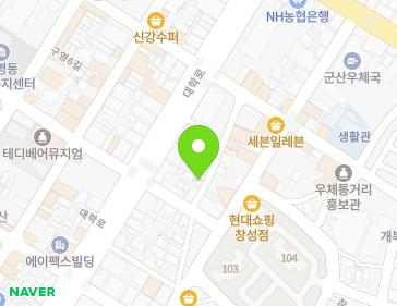 전북특별자치도 군산시 우체통거리2길 43-18 (명산동, Annhairclub) 지도