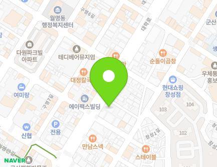 전북특별자치도 군산시 대학로 61 (명산동, C&C미술교육원) 지도