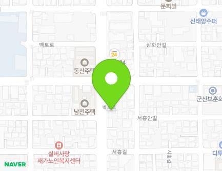 전북특별자치도 군산시 백토로 67 (문화동, 한우리종합식품) 지도