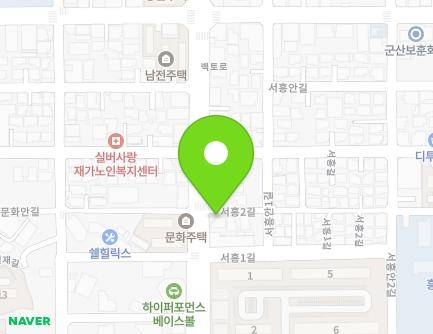 전북특별자치도 군산시 백토로 81 (문화동, 코디헤어라인) 지도