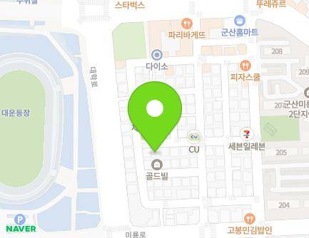 전북특별자치도 군산시 황룡안길 27-2 (미룡동, 하이빌) 지도