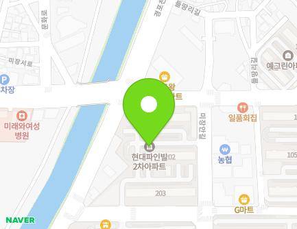 전북특별자치도 군산시 미장안길 55 (미장동, 파인빌2차아파트) 지도