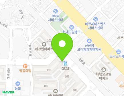 전북특별자치도 군산시 문화로 206 (미장동, 파인빌아파트) 지도