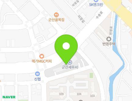 전북특별자치도 군산시 미장13길 49 (미장동, 군산세무서) 지도