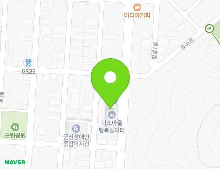 전북특별자치도 군산시 칠성로 59 (산북동, 늘푸른어린이집) 지도