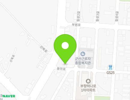 전북특별자치도 군산시 동아로 5 (산북동, 산북교회) 지도