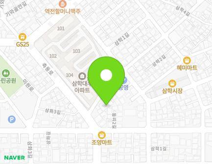 전북특별자치도 군산시 삼학안2길 4-1 (삼학동) 지도