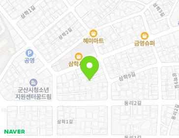 전북특별자치도 군산시 삼학2길 19-3 (삼학동) 지도