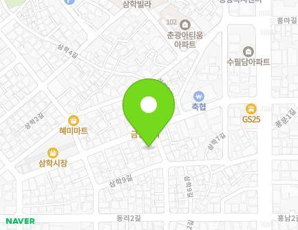 전북특별자치도 군산시 삼학3길 25-1 (삼학동) 지도