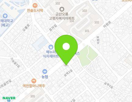 전북특별자치도 군산시 미원로 54-1 (삼학동, 유성떡한과) 지도