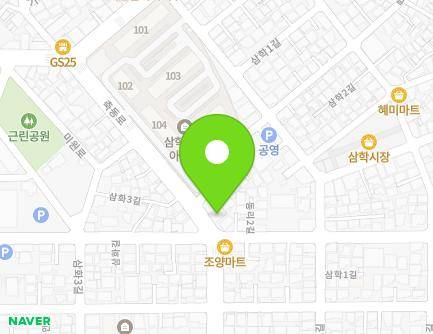 전북특별자치도 군산시 축동로 174 (삼학동) 지도