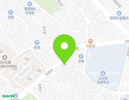 전북특별자치도 군산시 미원로 74-1 (삼학동, 외갓집족발) 지도