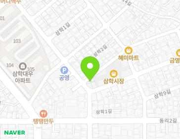 전북특별자치도 군산시 삼학안1길 2 (삼학동, 두리유통) 지도