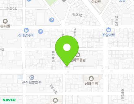 전북특별자치도 군산시 팔마로 73 (서흥남동, 청우페인트) 지도
