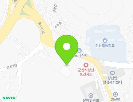 전북특별자치도 군산시 성산면 동군산로 28 (현대카모터라인) 지도