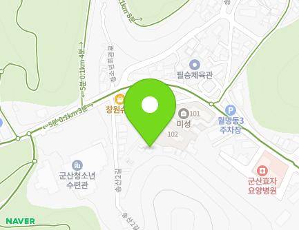 전북특별자치도 군산시 청소년회관로 53-14 (송풍동) 지도