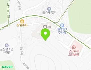 전북특별자치도 군산시 청소년회관로 53-11 (송풍동) 지도