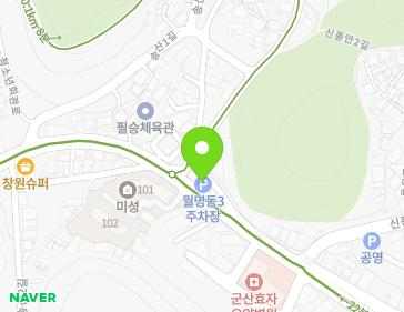 전북특별자치도 군산시 청소년회관로 56 (송풍동) 지도