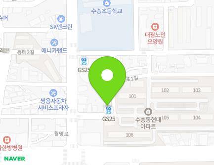 전북특별자치도 군산시 진포1길 7 (수송동, 현대마트) 지도