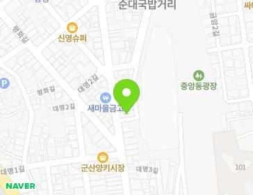 전북특별자치도 군산시 구시장로 32 (신영동) 지도