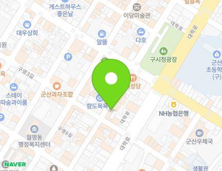 전북특별자치도 군산시 구영7길 70 (신창동, 샤갈) 지도