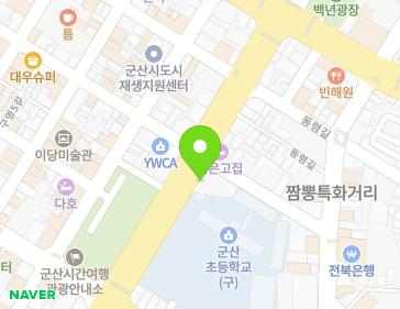 전북특별자치도 군산시 대학로 15 (영화동, 에어본) 지도