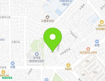 전북특별자치도 군산시 기와골2길 7-1 (오룡동) 지도