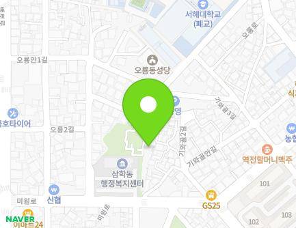 전북특별자치도 군산시 서해대길 25-23 (오룡동) 지도