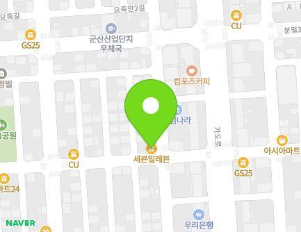 전북특별자치도 군산시 요죽안2길 13 (오식도동) 지도
