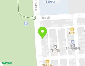 전북특별자치도 군산시 산단남북로 224 (오식도동, 현대반점) 지도