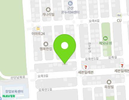 전북특별자치도 군산시 요죽안1길 37-5 (오식도동, 탑빌) 지도