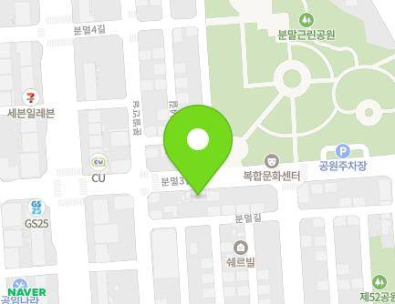 전북특별자치도 군산시 분멀3길 14 (오식도동, 소망빌라) 지도