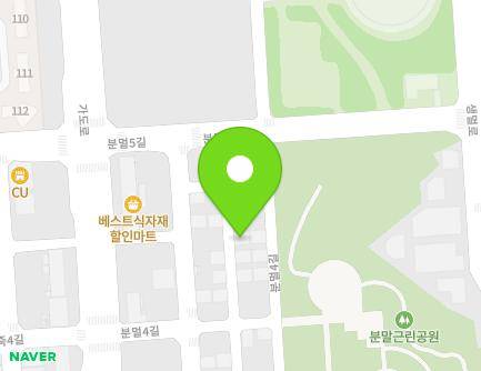 전북특별자치도 군산시 분멀안길 58-12 (오식도동, 관악주택) 지도
