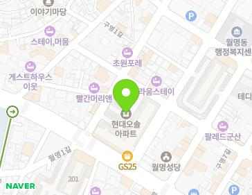 전북특별자치도 군산시 구영5길 21-3 (월명동, 현대오솔아파트) 지도