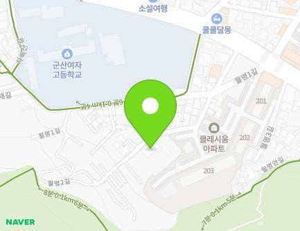 전북특별자치도 군산시 월명2길 35 (월명동, 호원대학교부속유치원) 지도
