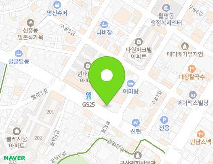 전북특별자치도 군산시 구영6길 5 (월명동, 월명성당) 지도